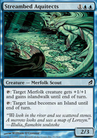 Streambed Aquitects (Lorwyn) Near Mint Foil