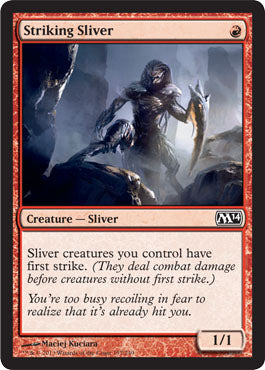 Striking Sliver (Magic 2014 Core Set) Near Mint