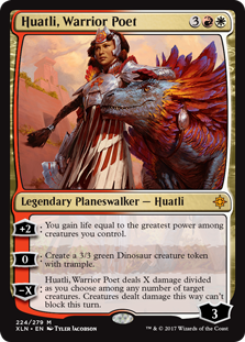 Huatli, Warrior Poet (Ixalan) Near Mint
