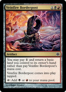 Veinfire Borderpost (Alara Reborn) Near Mint Foil