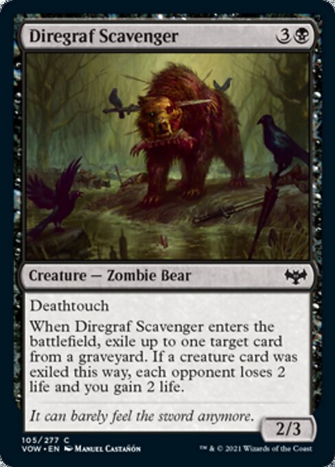Diregraf Scavenger (Innistrad: Crimson Vow) Near Mint