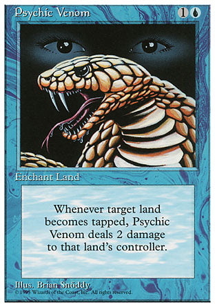 Psychic Venom (4th Edition) Light Play