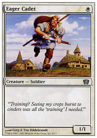 Eager Cadet (8th Edition) Near Mint Foil