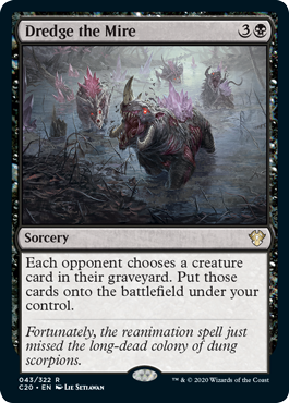 Dredge the Mire (Commander 2020 Ikoria) Near Mint