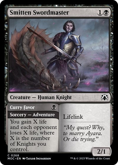 Smitten Swordmaster (Commander: March of the Machine) Near Mint