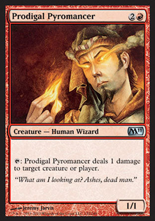 Prodigal Pyromancer (Magic 2011 Core Set) Near Mint Foil