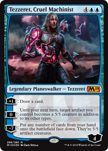 Tezzeret, Cruel Machinist (Magic 2019 Core Set) Near Mint