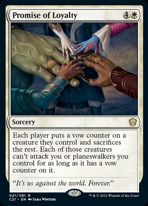 Promise of Loyalty (Commander 2021 Strixhaven) Near Mint