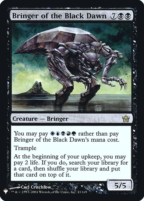 Bringer of the Black Dawn (Mystery Booster Retail Edition Foils) Near Mint Foil