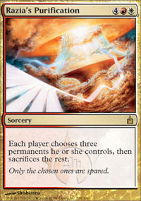 Razia's Purification (Ravnica) Light Play Foil