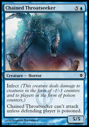 Chained Throatseeker (New Phyrexia) Near Mint