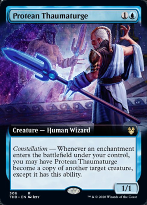 Protean Thaumaturge (Extended Art) (Theros Beyond Death) Near Mint Foil