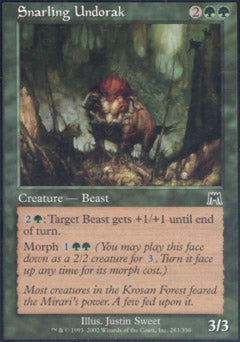 Snarling Undorak (Onslaught) Near Mint Foil