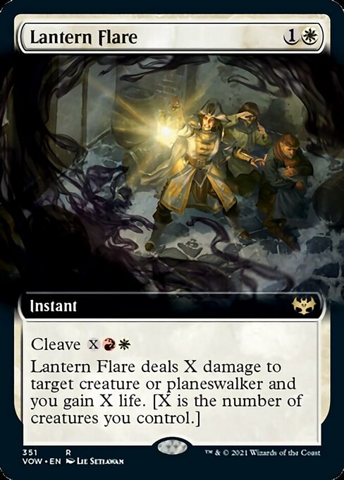 Lantern Flare (Extended Art) (Innistrad: Crimson Vow) Near Mint