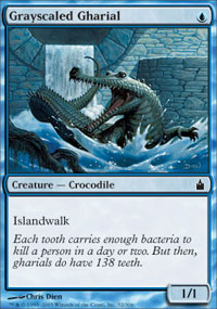 Grayscaled Gharial (Ravnica) Near Mint Foil