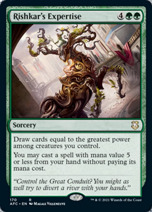 Rishkar's Expertise (Commander 2021 Forgotten Realms) Near Mint