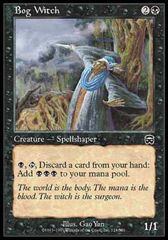 Bog Witch (Mercadian Masques) Near Mint