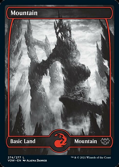 Mountain (274) (Innistrad: Crimson Vow) Near Mint