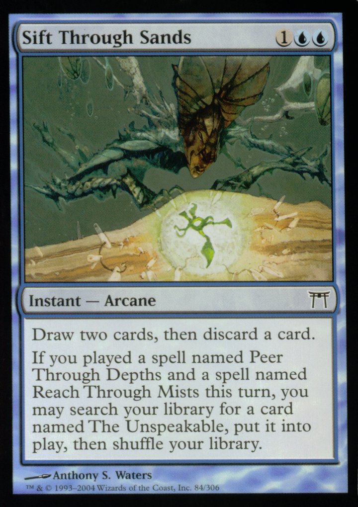 Sift Through Sands (Champions of Kamigawa) Near Mint Foil