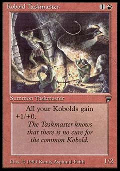 Kobold Taskmaster (Legends) Light Play