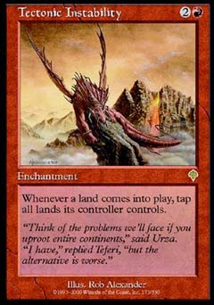 Tectonic Instability (Invasion) Near Mint Japanese