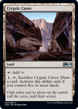 Cryptic Caves (Magic 2020 Core Set) Near Mint Foil