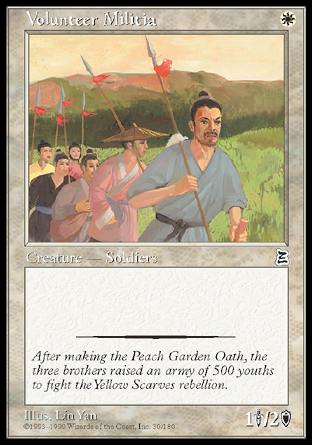 Volunteer Militia (Portal Three Kingdoms) Near Mint Chinese