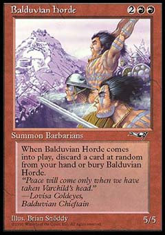 Balduvian Horde (Alliances) Light Play Italian