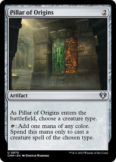 Pillar of Origins (Commander Masters) Near Mint