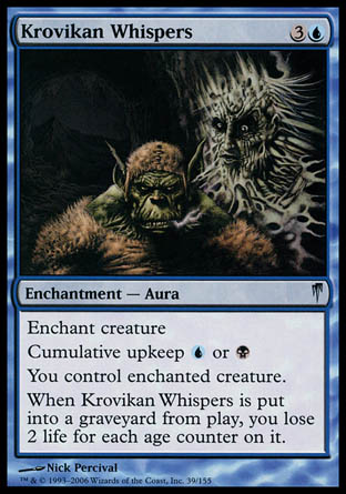 Krovikan Whispers (Coldsnap) Near Mint Foil