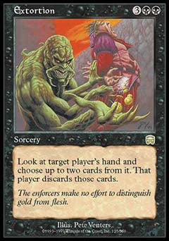 Extortion (Mercadian Masques) Near Mint Foil