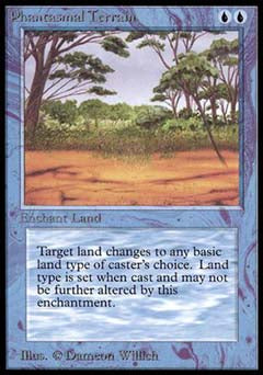 Phantasmal Terrain (Alpha) Near Mint