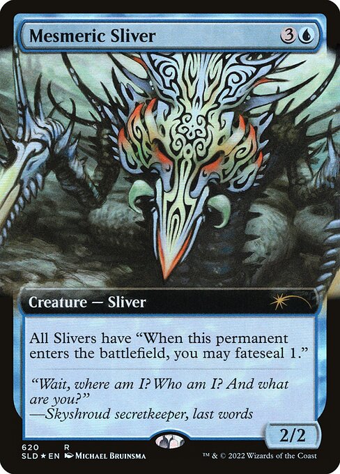 Mesmeric Sliver (Extended Art) (Secret Lair) Near Mint