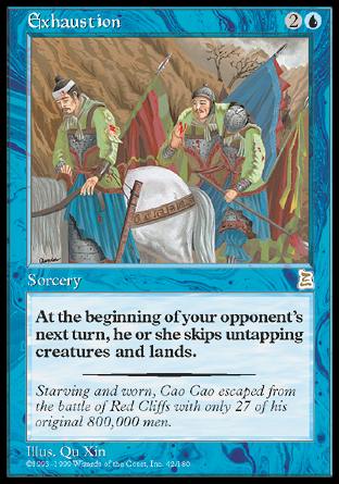 Exhaustion (Portal Three Kingdoms) Near Mint