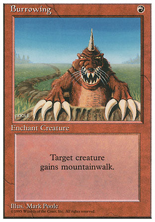 Burrowing (4th Edition) Near Mint
