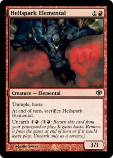 Hellspark Elemental (Conflux) Near Mint Foil