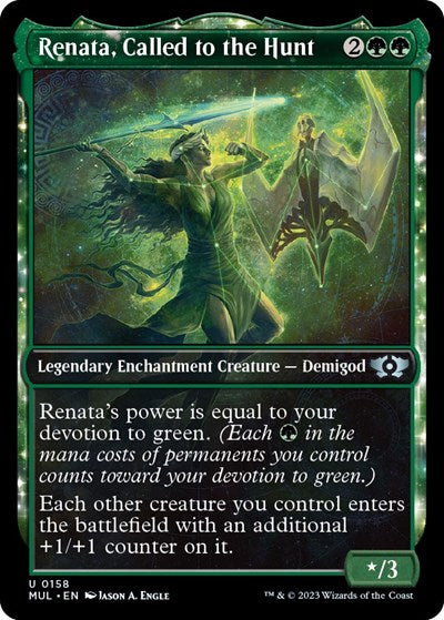 Renata, Called to the Hunt (Halo Foil) (March of the Machine: Multiverse Legends) Near Mint