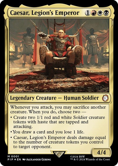 Caesar, Legion's Emperor (Universes Beyond: Fallout) Near Mint