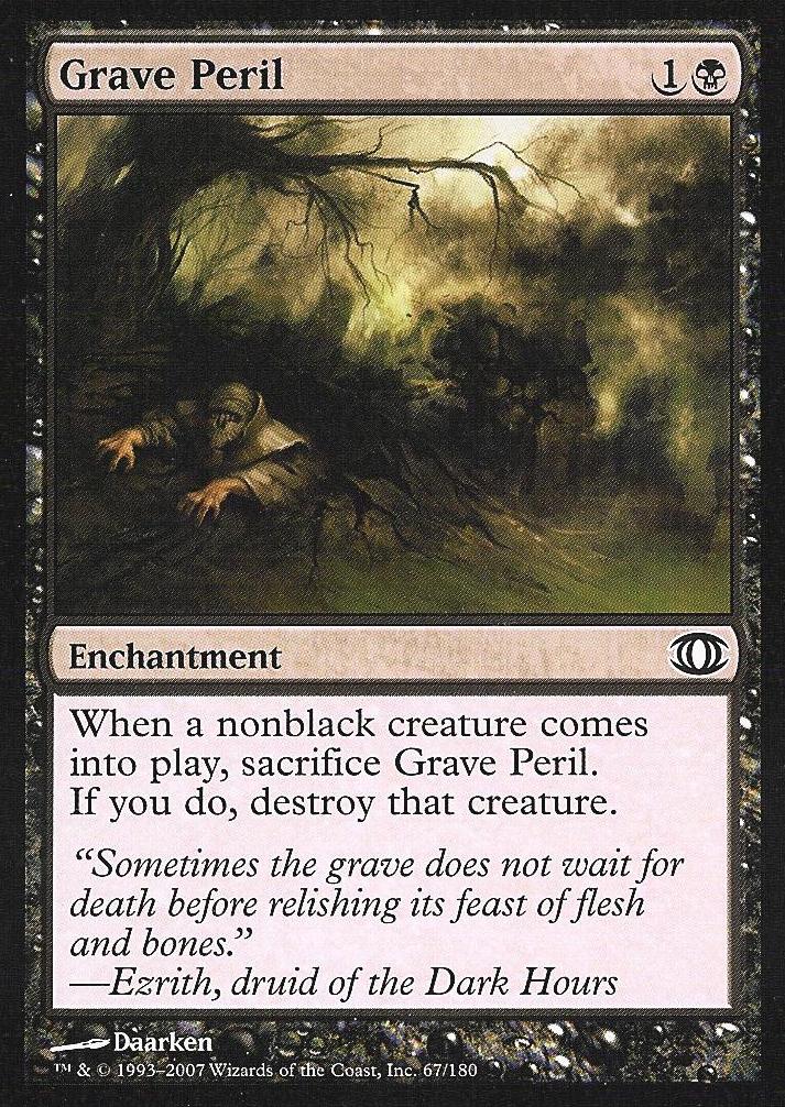 Grave Peril (Futuresight) Light Play Foil