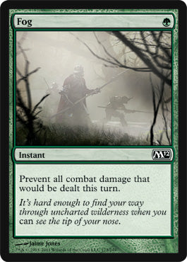 Fog (Magic 2012 Core Set) Near Mint Foil