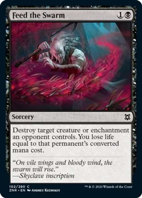 Feed the Swarm (Zendikar Rising) Near Mint Foil