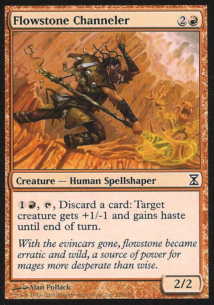 Flowstone Channeler (Time Spiral) Near Mint Russian