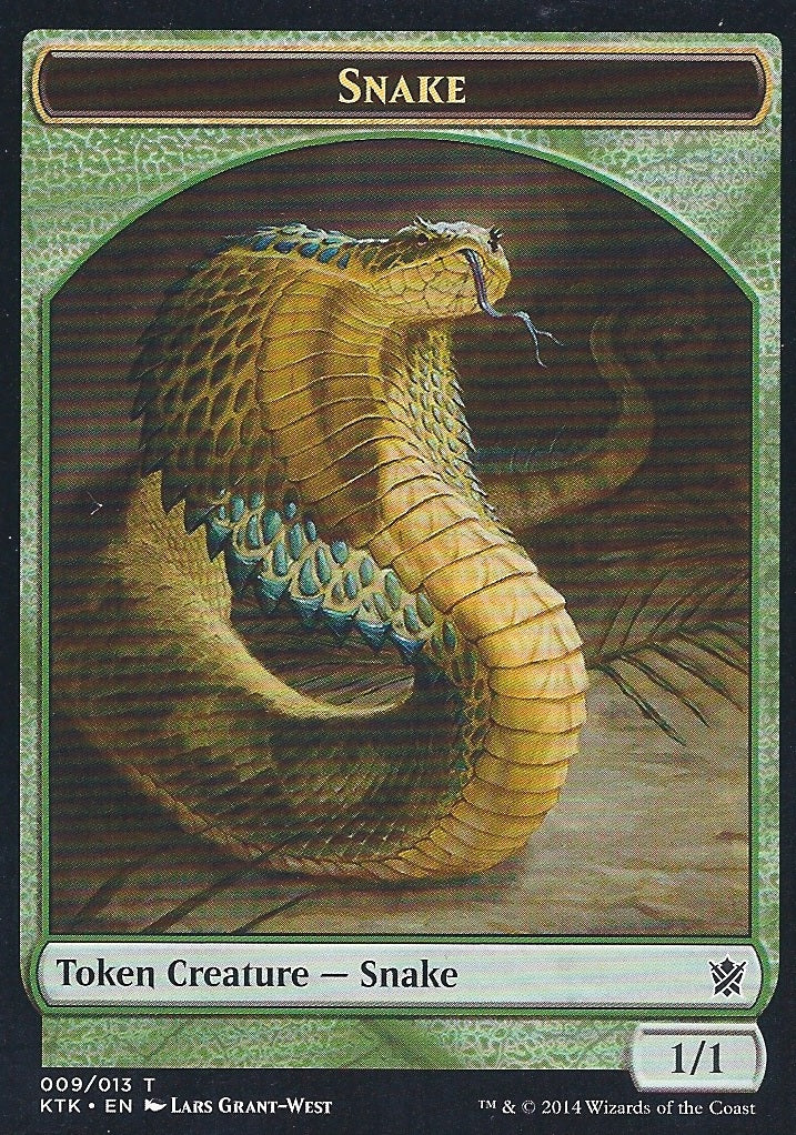 Snake Token (Khans of Tarkir) Near Mint