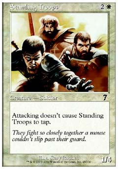 Standing Troops (7th Edition) Near Mint Foil