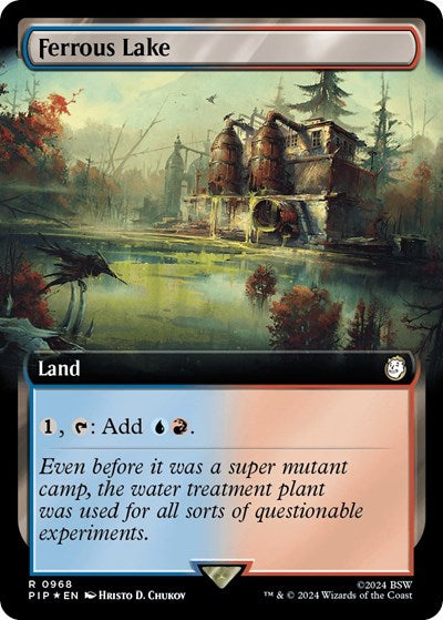 Ferrous Lake (Extended Art) (Surge Foil) (Universes Beyond: Fallout) Near Mint
