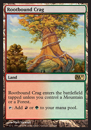 Rootbound Crag (Magic 2011 Core Set) Near Mint
