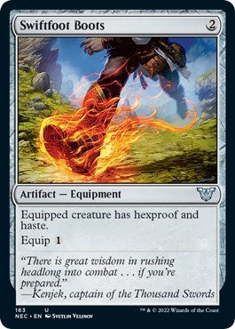Swiftfoot Boots (Commander: Kamigawa: Neon Dynasty) Near Mint