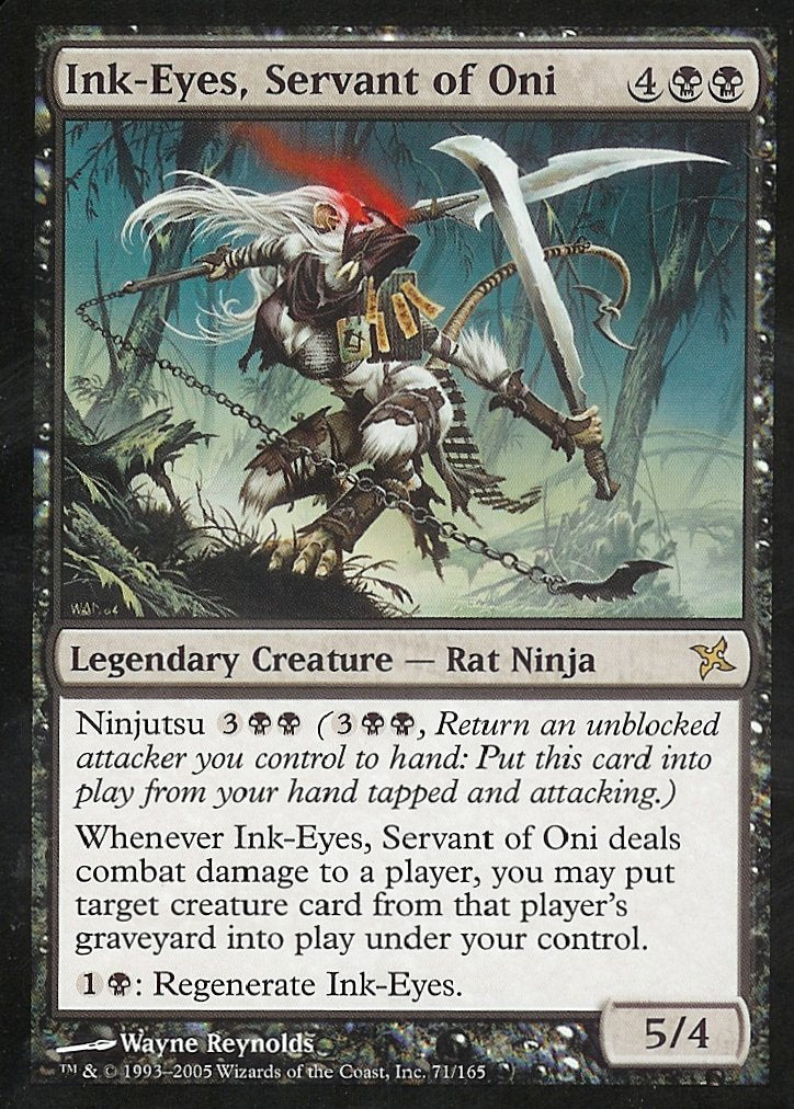 Ink-Eyes, Servant of Oni (Betrayers of Kamigawa) Light Play Simplified Chinese