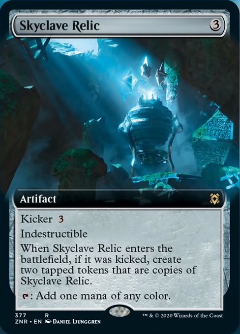 Skyclave Relic (Extended Art) (Zendikar Rising) Near Mint