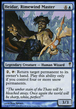Heidar, Rimewind Master (Coldsnap) Near Mint